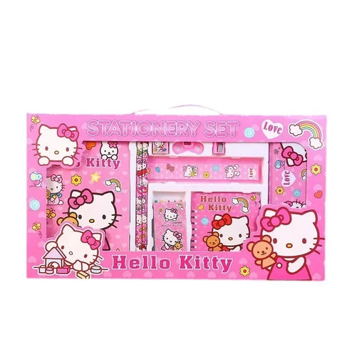 Sanrio Hello Kitty 14PCS Stationery Gift Set – Cute Cartoon School Supplies for Kids