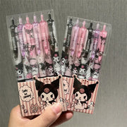Sanrio 6pcs Series Gel Pen 0.55mm Refill Hello Kitty, Y2k, Cinnamoroll, Kuromi & My Melody