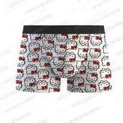 2025 Hot Sale Hello Kitty &Spider-Man  Men's underwear lady panty Oversized Suit couple outfits S-4XL