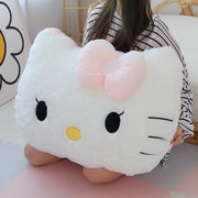 Big Size Sanrio Hello Kitty Back Cushion Melody Hello Kitty Pillow Sofa Bed Bay Window Home Decor Pillow Hug Plushies Xmas Gift