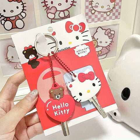 Kawaii Sanrio Hello Kitty Silicone Key Dustproof