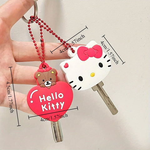 Kawaii Sanrio Hello Kitty Silicone Key Dustproof