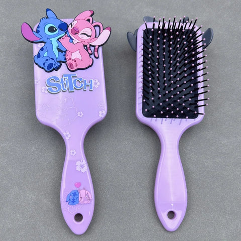 2025 Stitch Comb Series Cartoon needle around Air cushion massage comb for Kids Girl student comb gift