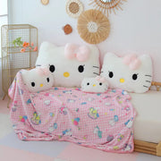Big Size Sanrio Hello Kitty Back Cushion Melody Hello Kitty Pillow Sofa Bed Bay Window Home Decor Pillow Hug Plushies Xmas Gift