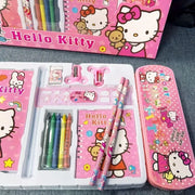 Sanrio Hello Kitty 14PCS Stationery Gift Set – Cute Cartoon School Supplies for Kids