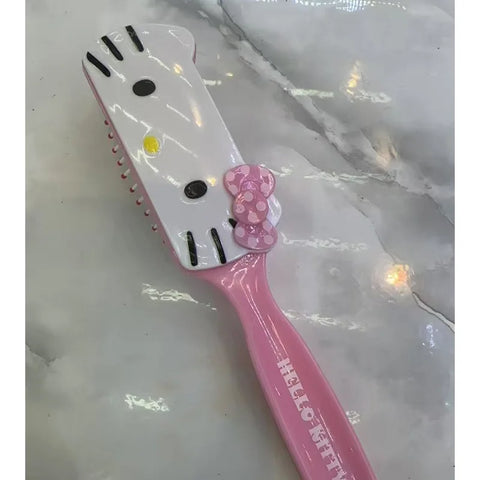 Hello Kitty Full Diamond Comb with Small Portable Makeup and Comb To Give Your Girlfriend Christmas Gift
