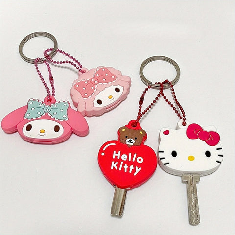 Kawaii Sanrio Hello Kitty Silicone Key Dustproof