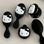 Kawaii Hello Kitty Air Cushion Comb Anime Sanrio Cartoon Kitty Cat Doll Girl Heart Cute Portable Comb Gift For Girl Styling Tool