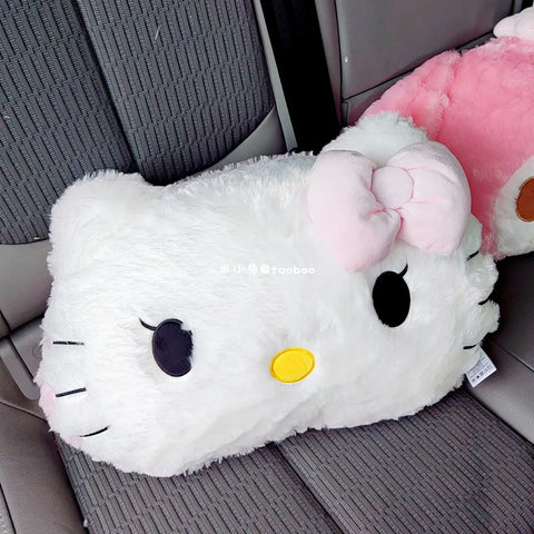 Big Size Sanrio Hello Kitty Back Cushion Melody Hello Kitty Pillow Sofa Bed Bay Window Home Decor Pillow Hug Plushies Xmas Gift